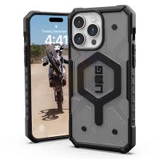 [114464113131] UAG Pathfinder Clear Case with MagSafe for 16 Pro - Ash