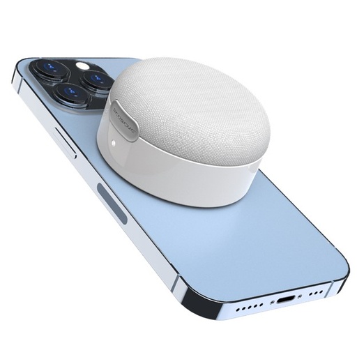 [BTMSSWT-SP] Scosche MagSafe Portable Wireless Speaker - White