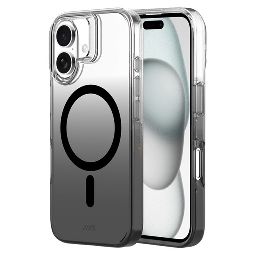 [IPCSM3201] AXS - Crystal Shield D3O MagSafe Apple iPhone 16 - Smoke Gradient