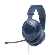 [JBLQUANTUM100BLUAM] JBL Quantum100 Gaming Headset Blue