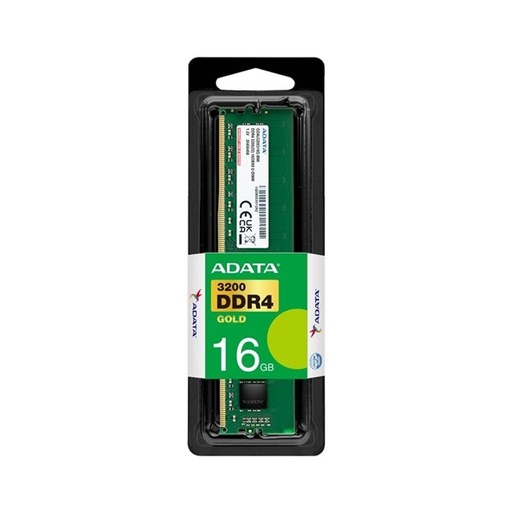 [GD4U3200316G-SSS] ADATA DDR4 16GB 3200 U-DIMM Gold