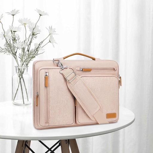 [X00416LFTF] MOSISO 360 Protective Laptop Shoulder Bag,13-13.3" Khaki