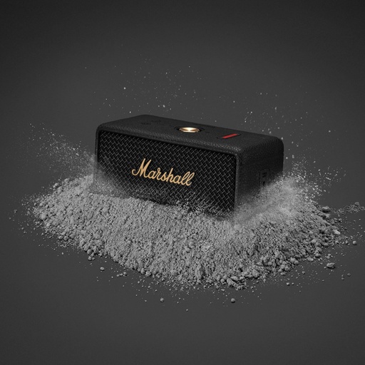 [1006884] Marshall Emberton III Bluetooth Speaker - Black and Brass