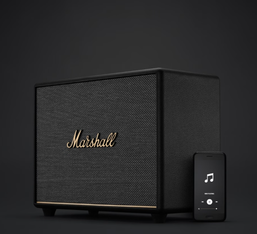 [1006020] Marshall Woburn III Bluetooth Speaker - Black