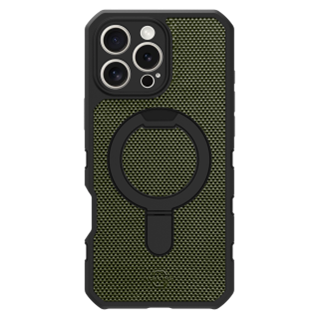 [AP6U-FONYL-KHAKI] ItSkins Force R Nylon MagSafe iPhone 16 Pro Max - Olive Green & Black