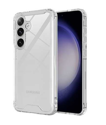 [AA-SAMS24-TPUACRYLIC-CLEAR] AMPD  TPU / Acrylic Crystal Clear Case Samsung Galaxy S24 - Clear
