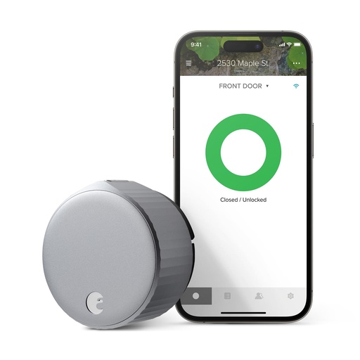 [AUG-SL05-M01-S01] August Home Wi-Fi Smart Lock Silver