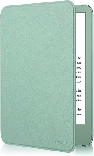 [X004CB0TEL] MoKo Case Fits 6" All-New Kindle 11th Gen-2024/2022 -Agave Green