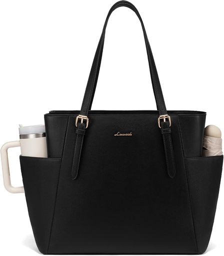 [VYWB4559LK10L] LOVEVOOK Laptop Tote Bag for Women 17.3" - Black