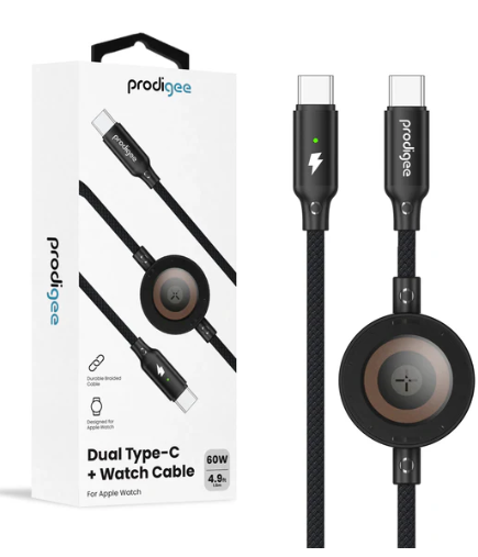 [ENRG-C2C+WTCH] Prodigee Energee Dual Cable Type C + iWatch