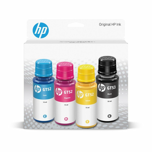 [9F3N4AL] HP GT53/GT52 Original Ink Bottle Combo 4-Pack