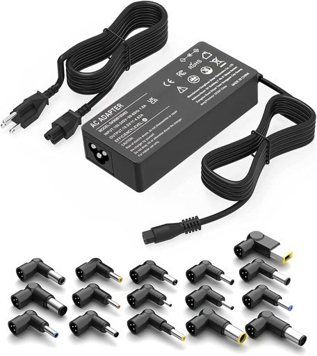 [X0039QS28F] Universal 90W PC Power Adapter with 16 Tips