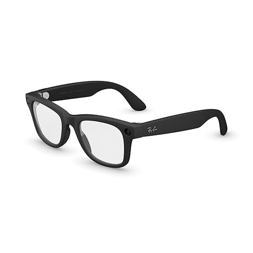 [RW4012] Meta Wayfarer Square Sunglasses Matte Black/Clear