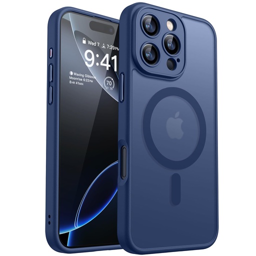 [X004B805H1] Canshn Case for iPhone 16 Pro Max - Deep Blue