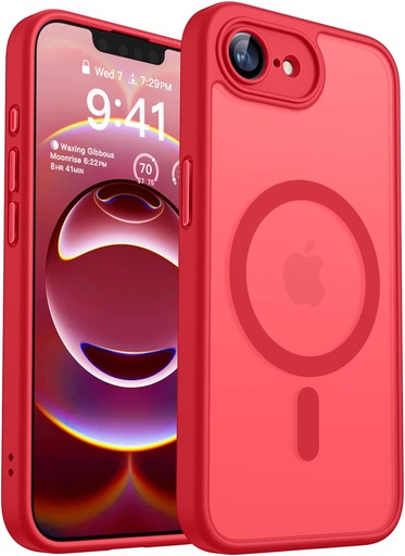 [X004IPXLXH] Canshn Case for iPhone 17e / 16e - Red