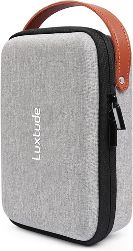 [X003V2EXBR] Luxtude Tech Organizer Travel Case, Portable Electronics Organizer - Grey